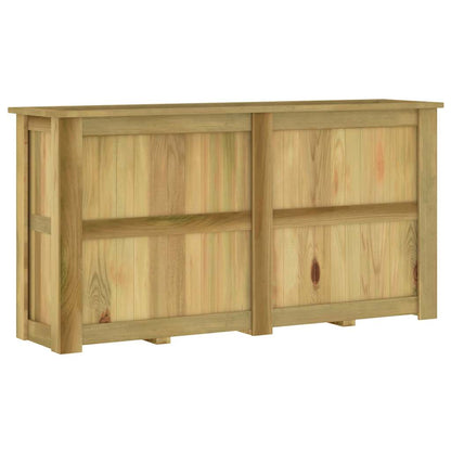 Hochbeet 196 x 50 x 100 cm Kiefernholz Imprägniert