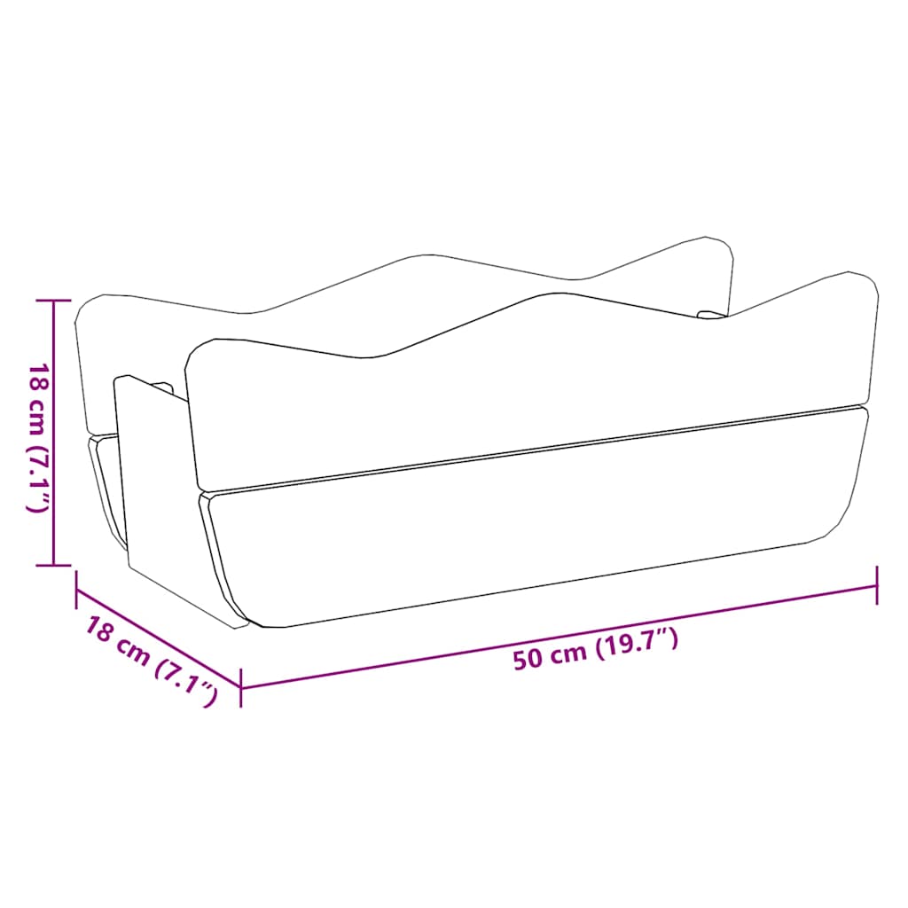 Garten-Hochbeet 50x18x18 cm Kiefernholz Imprägniert