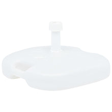 Sonnenschirmständer Sand/Wasser 16 L Weiß Kunststoff