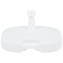 Sonnenschirmständer Sand/Wasser 16 L Weiß Kunststoff