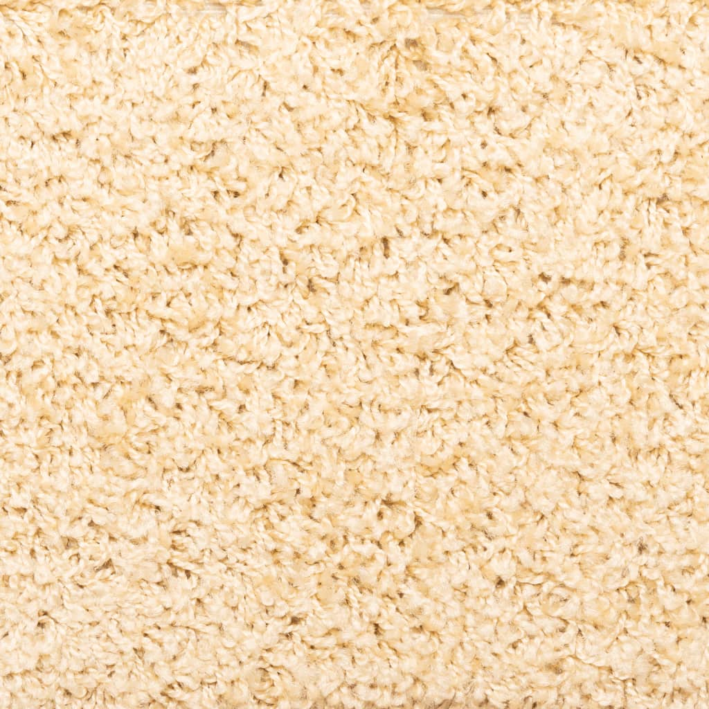 Stufenmatten 15 Stk. 65x21x4 cm Creme Rechteckiger Rand