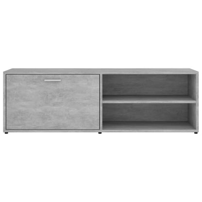 TV-Schrank Betongrau 120x34x37 cm Holzwerkstoff