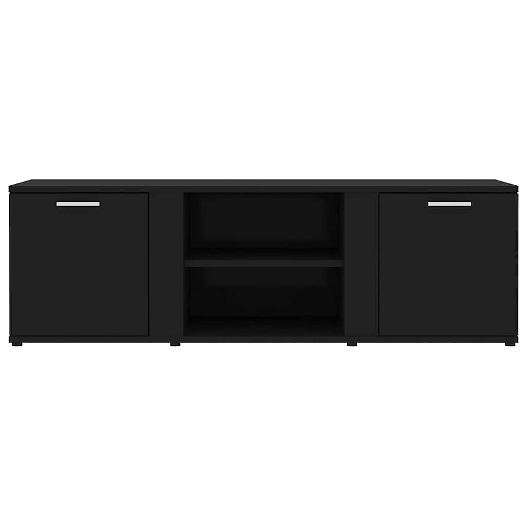 TV-Schrank Schwarz 120x34x37 cm Holzwerkstoff