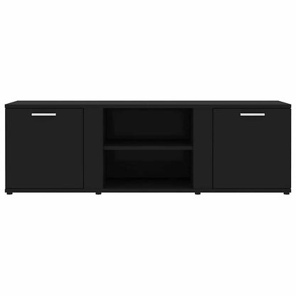 TV-Schrank Schwarz 120x34x37 cm Holzwerkstoff