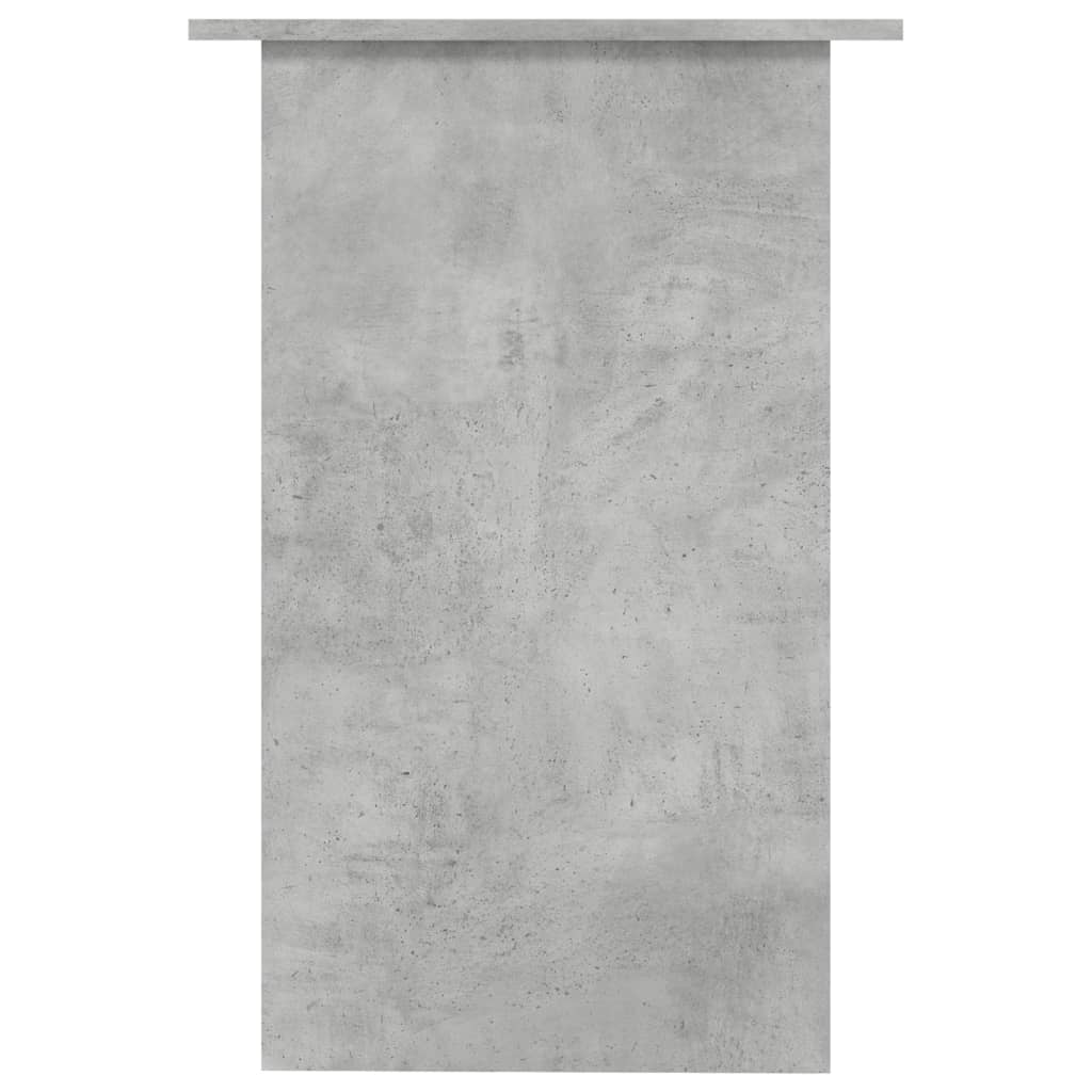 Schreibtisch Betongrau 90x50x74 cm Holzwerkstoff