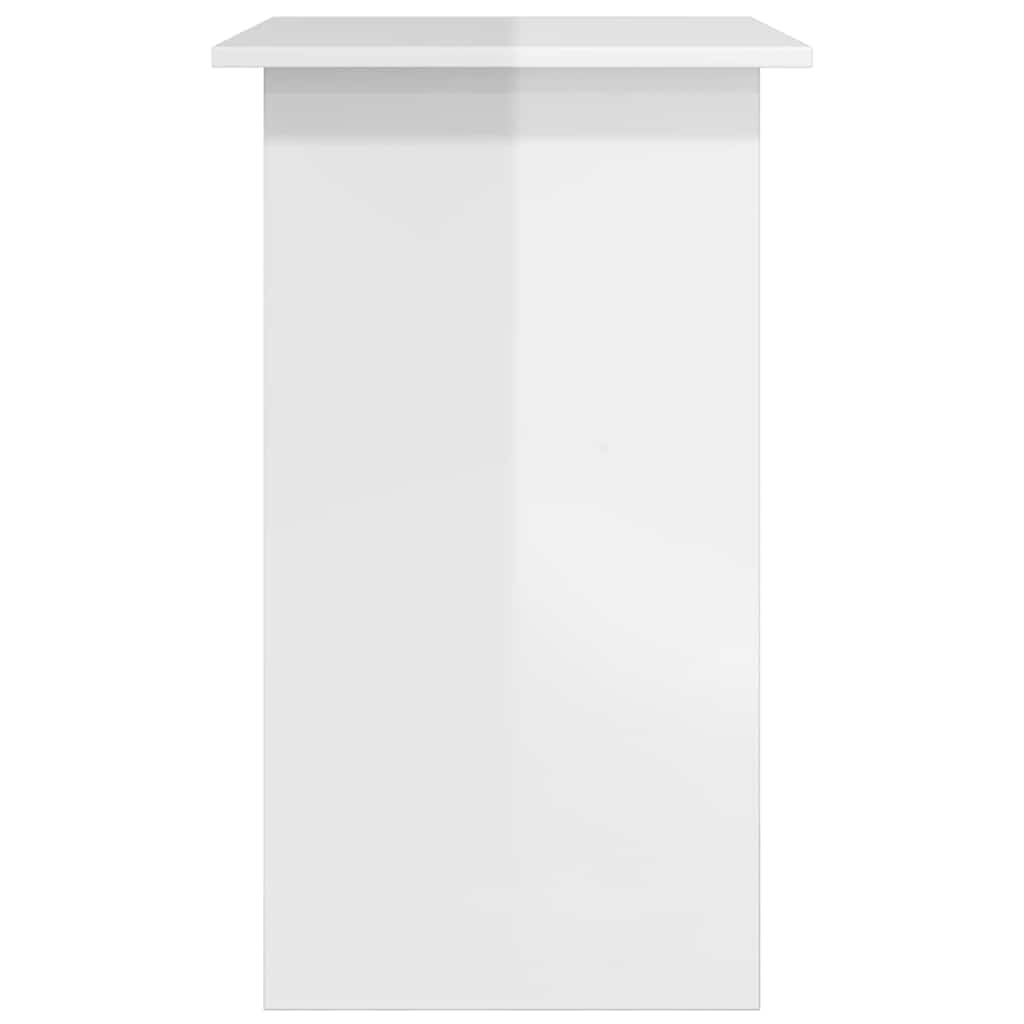 Schreibtisch Hochglanz-Weiß 80x45x74 cm Holzwerkstoff
