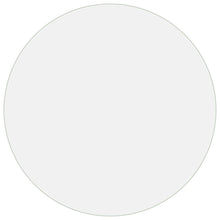 Tischfolie Transparent Ø 90 cm 1,6 mm PVC