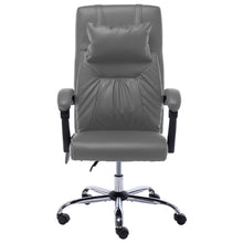 Massage-Bürostuhl Anthrazit Kunstleder