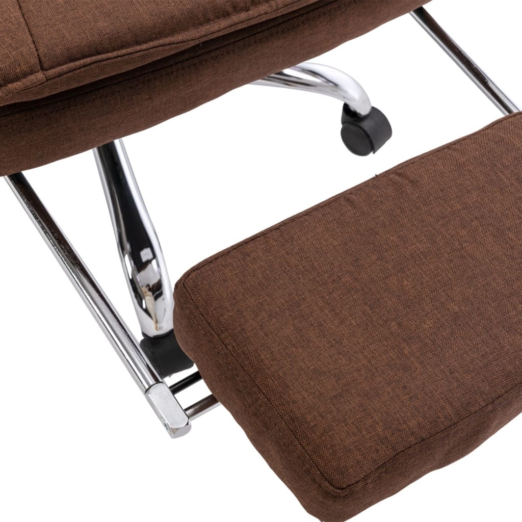 Bürostuhl Braun Stoff