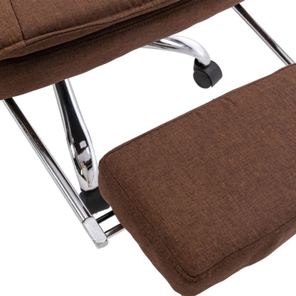 Bürostuhl Braun Stoff