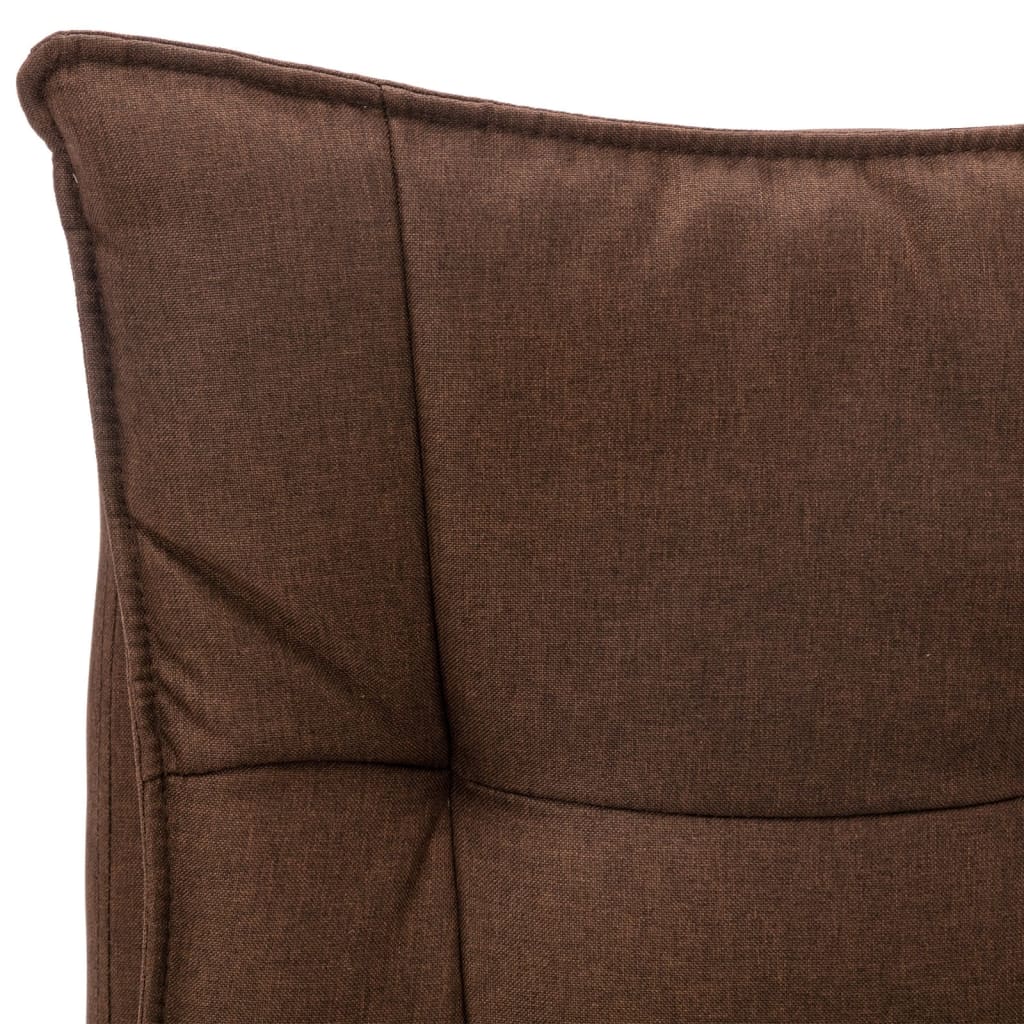 Massage-Bürostuhl Braun Stoff