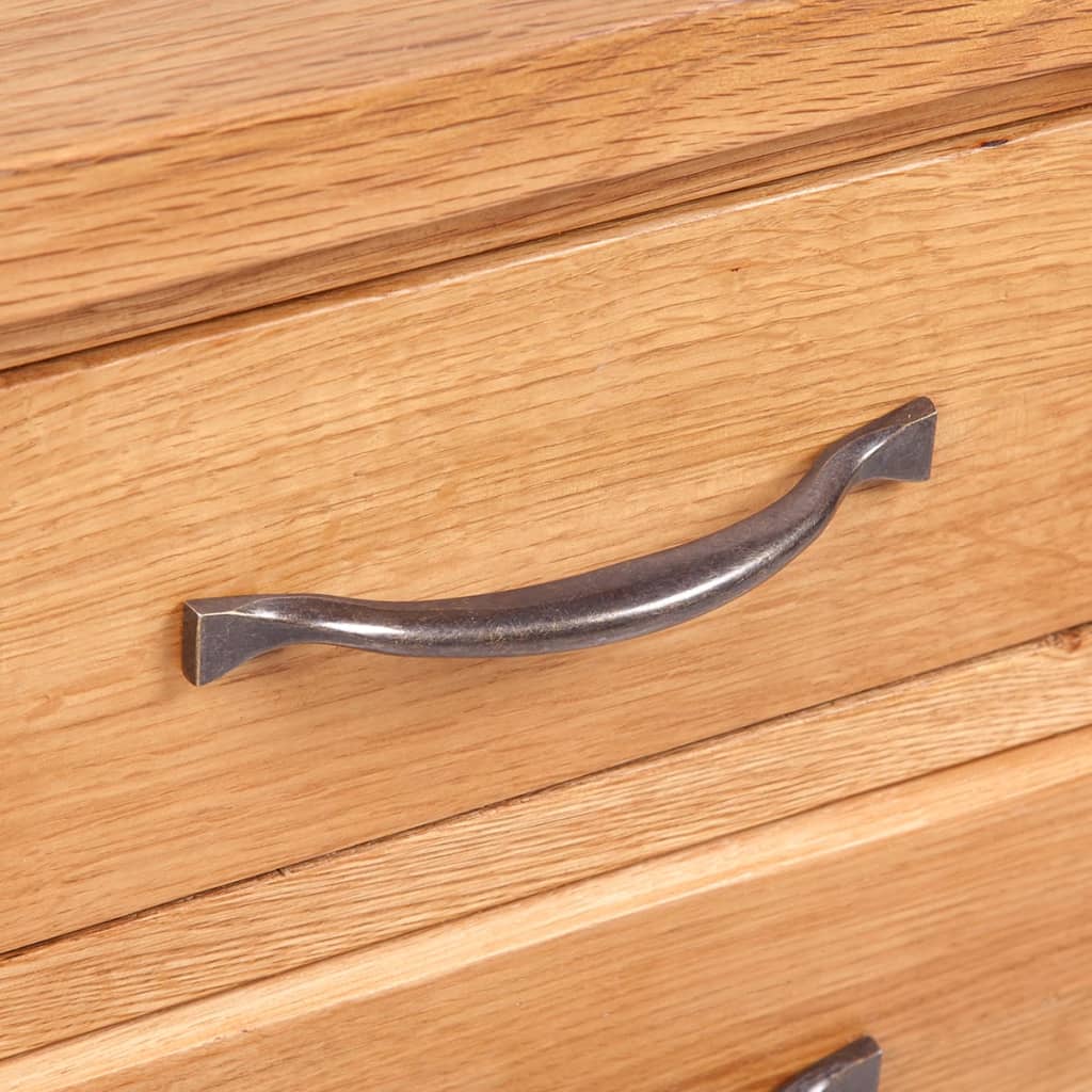 Nachttische 2 Stk. 40x30x54 cm Massivholz Eiche