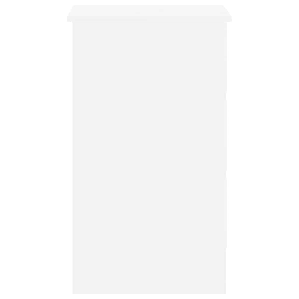 Schreibtisch Weiß 90x45x76 cm Holzwerkstoff