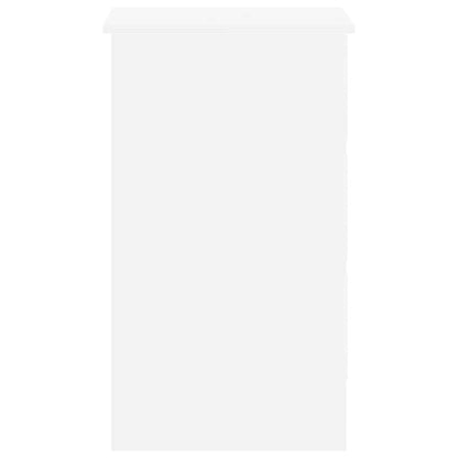 Schreibtisch Weiß 90x45x76 cm Holzwerkstoff
