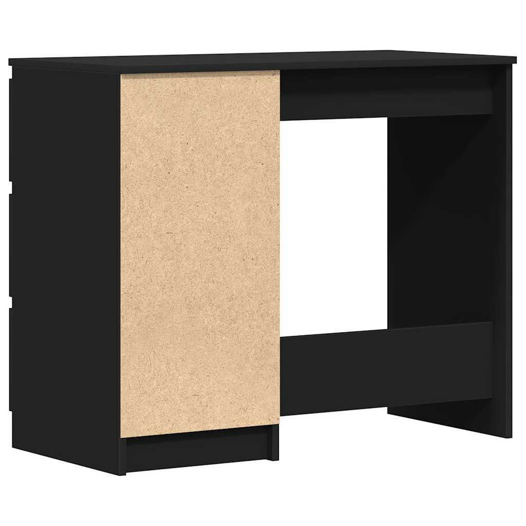 Schreibtisch Schwarz 90x45x76 cm Holzwerkstoff