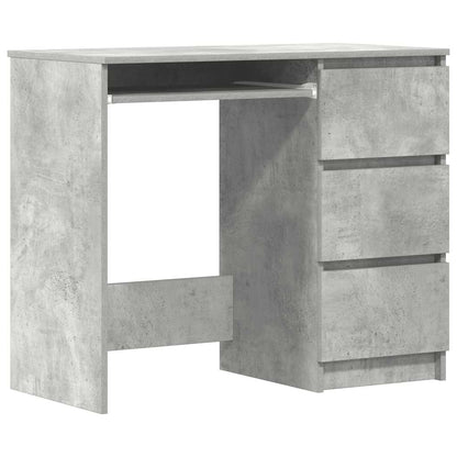 Schreibtisch Betongrau 90x45x76 cm Holzwerkstoff