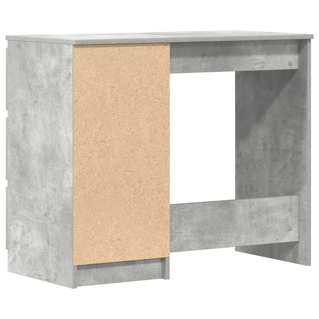 Schreibtisch Betongrau 90x45x76 cm Holzwerkstoff