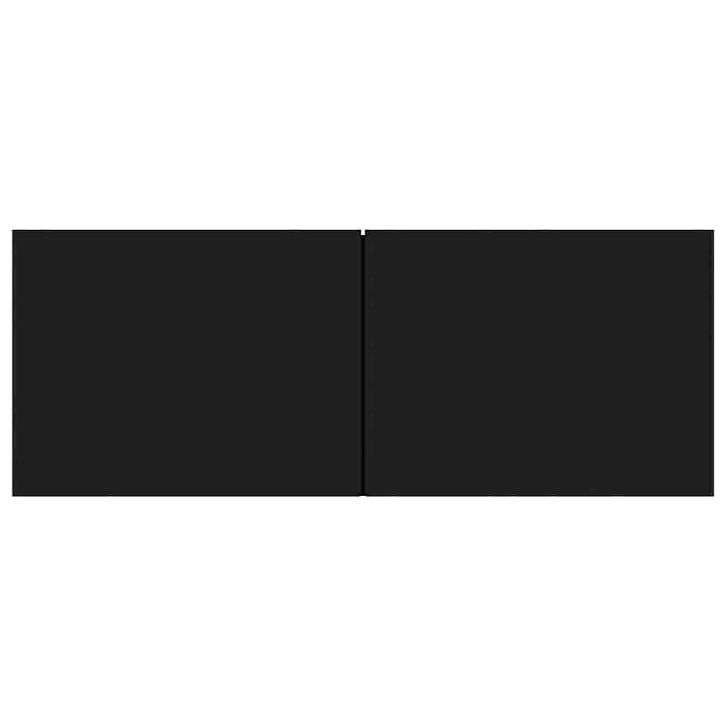 TV-Schrank Schwarz 80x30x30 cm Holzwerkstoff