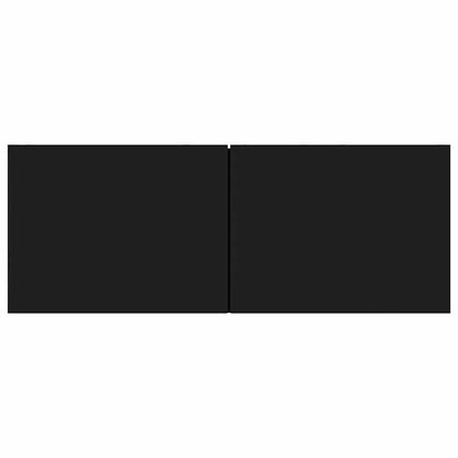 TV-Schrank Schwarz 80x30x30 cm Holzwerkstoff