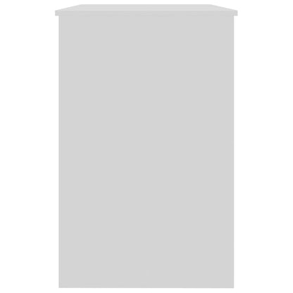 Schreibtisch Hochglanz-Weiß 100x50x76 cm Holzwerkstoff