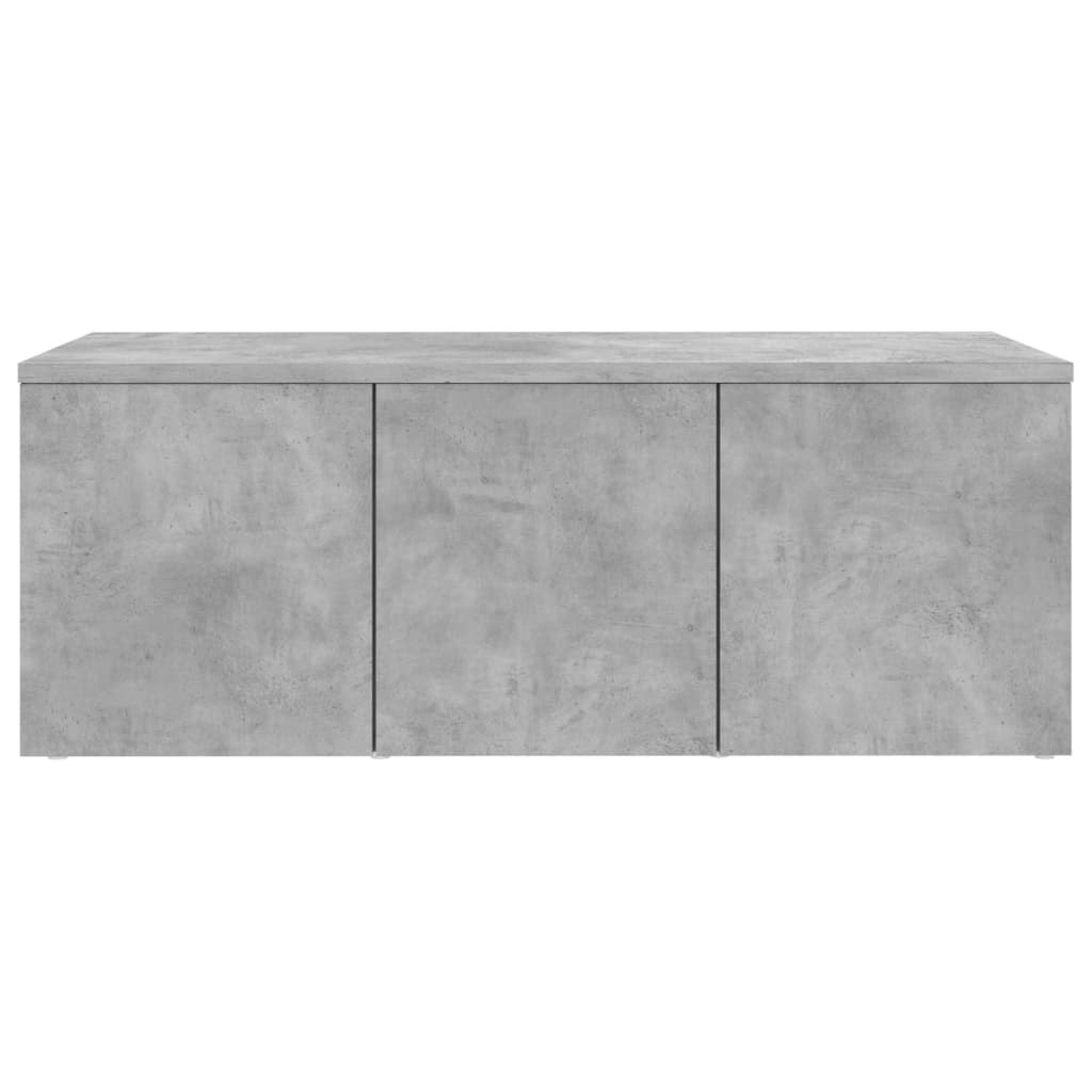 TV-Schrank Betongrau 80x34x30 cm Holzwerkstoff