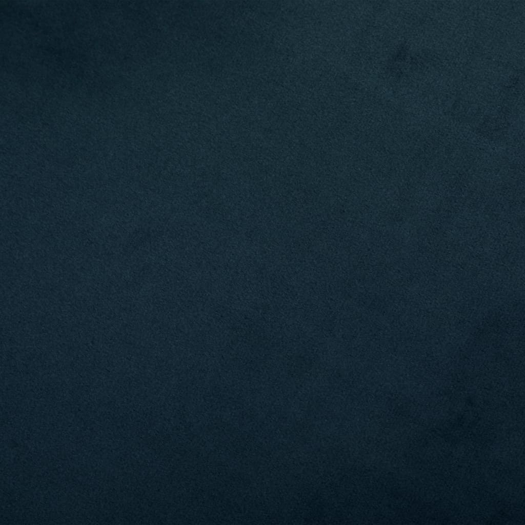 Schaukelstuhl Blau Samt