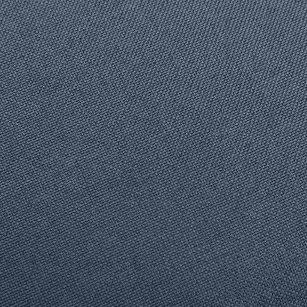 Schaukelstuhl Blau Stoff