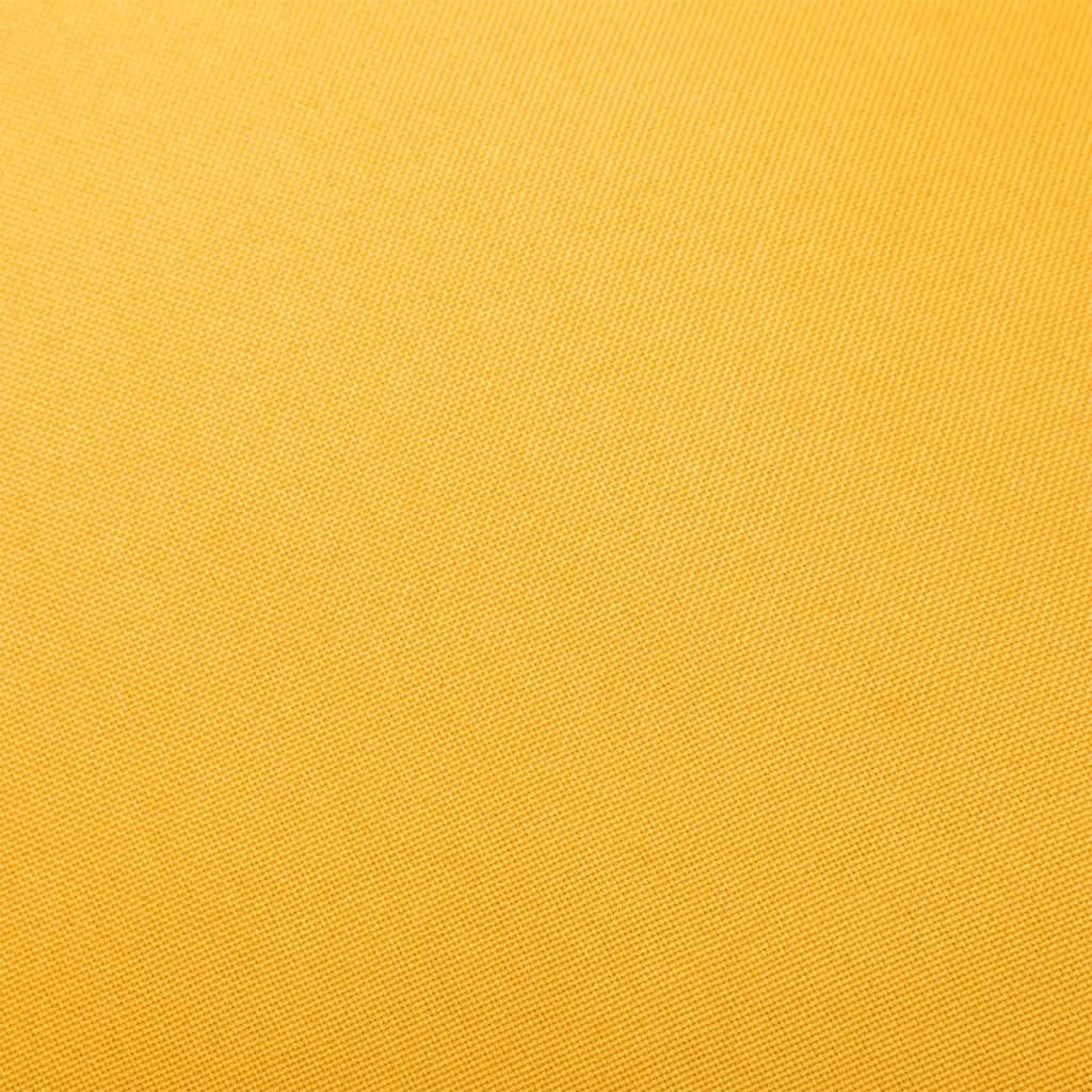 Schaukelstuhl Senfgelb Stoff