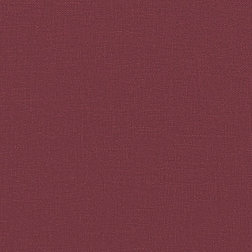 Massagesessel Weinrot Stoff