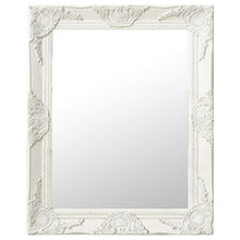 Wandspiegel im Barock-Stil 50x60 cm Weiß