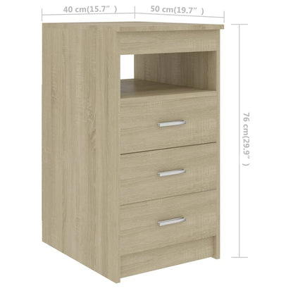 Schreibtisch Sonoma-Eiche 140x50x76 cm Holzwerkstoff