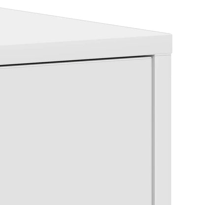 Badezimmerschrank Weiß 30x30x183,5 cm Holzwerkstoff