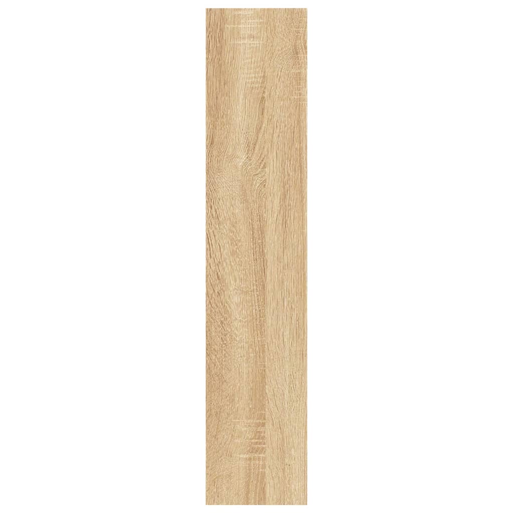 Wandregal Sonoma-Eiche 90x16x78 cm Holzwerkstoff