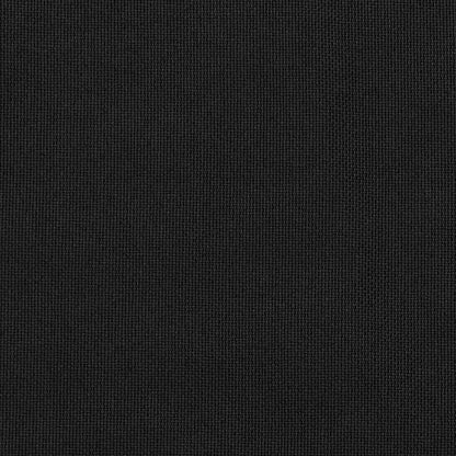 Verdunkelungsvorhänge Haken Leinenoptik 2Stk. Schwarz 140x175cm