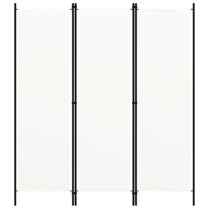 3-tlg. Raumteiler Weiß 150x180 cm