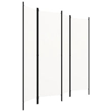 4-tlg. Raumteiler Weiß 200x180 cm