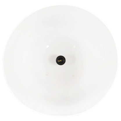 Hängelampe Industriestil 25 W Weiß Rund 42 cm E27