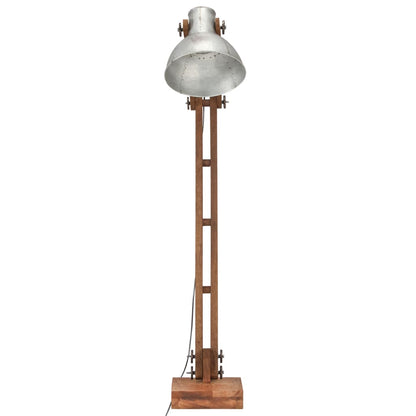 Stehlampe Silbern Mango Massivholz E27