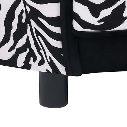 Hundesofa Schwarz 68x38x38 cm Plüsch