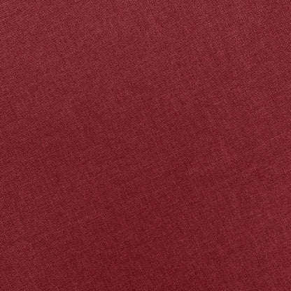 Massagesessel mit Hocker Weinrot Stoff