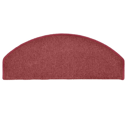 Stufenmatten 15 Stk. 65x24x4 cm Bordeaux Halbrund Groß
