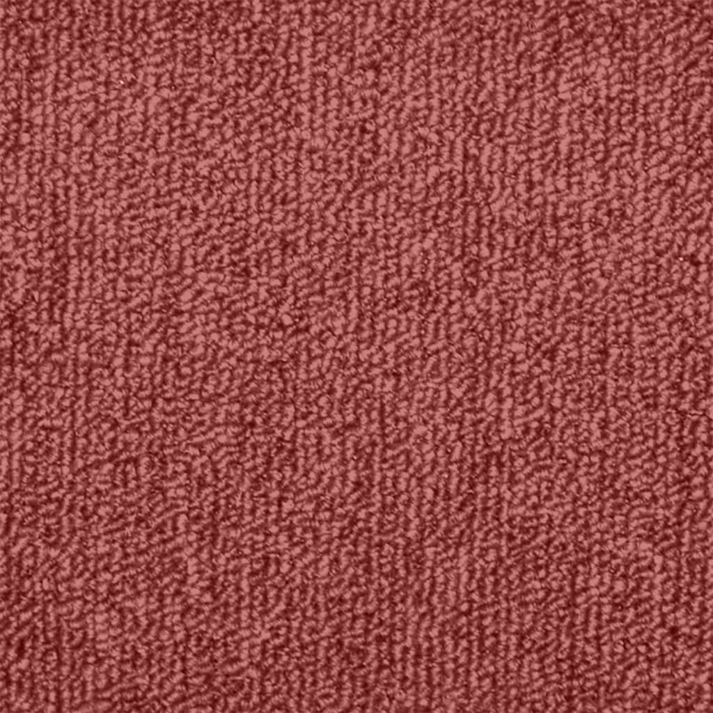 Stufenmatten 15 Stk. 65x24x4 cm Bordeaux Halbrund Groß