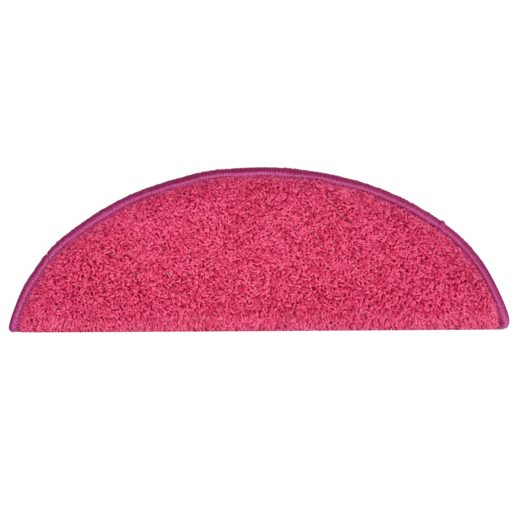 Stufenmatten 15 Stk. 56x17x3 cm Rosa Halbrund