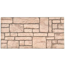 3D-Wandpaneele 10 Stk. Beige Backstein-Optik EPS