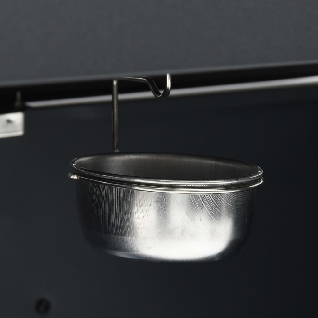 Gasgrill 4+1 Flammen Schwarz Stahl