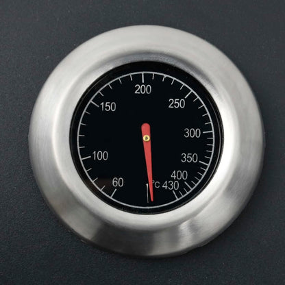 Gasgrill 4+1 Flammen Schwarz Stahl