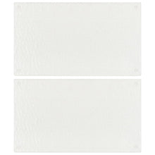 Schneidebretter 2 Stk. Transparent Blasenmuster Hartglas