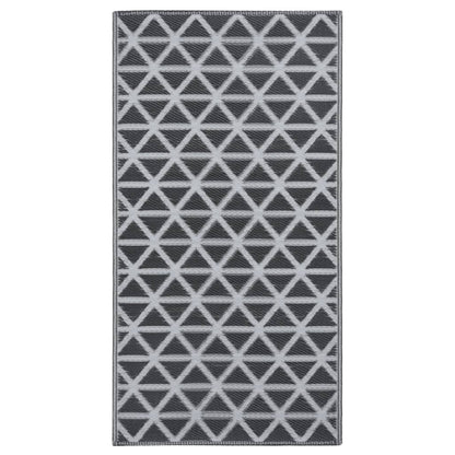 Outdoor-Teppich ARAKIL Schwarz 80x150 cm PP