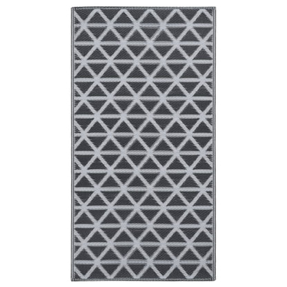 Outdoor-Teppich ARAKIL Schwarz 120x180 cm PP