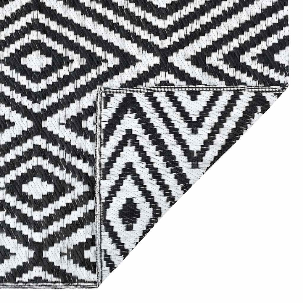 Outdoor-Teppich Arakil Pp Weiß Und Schwarz 190 x 290 cm